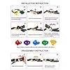 51fbp Pysrl - TOPNEW 12 Ninja Tree Climbing Holds for Kids Climber, Adult Climbing Rocks with 6 Ratchet Straps for Outdoor Ninja Warrior Obstacle Course Training