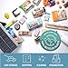 CleverMade Collapsible Storage Bins with Lids - Ocean 3 Pack 62L - Plastic Containers Stackable Organization Crates Home Closet Space-Saving Durable