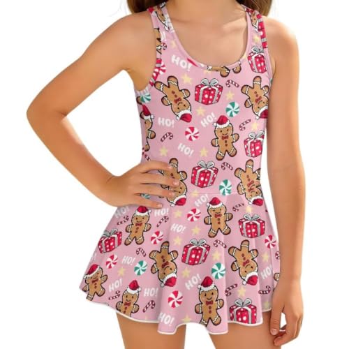 Image of KEIAHUAN Gymnastics Leotards for Girls Sleeveless Bodysuit Dance Leotards Performance Costume