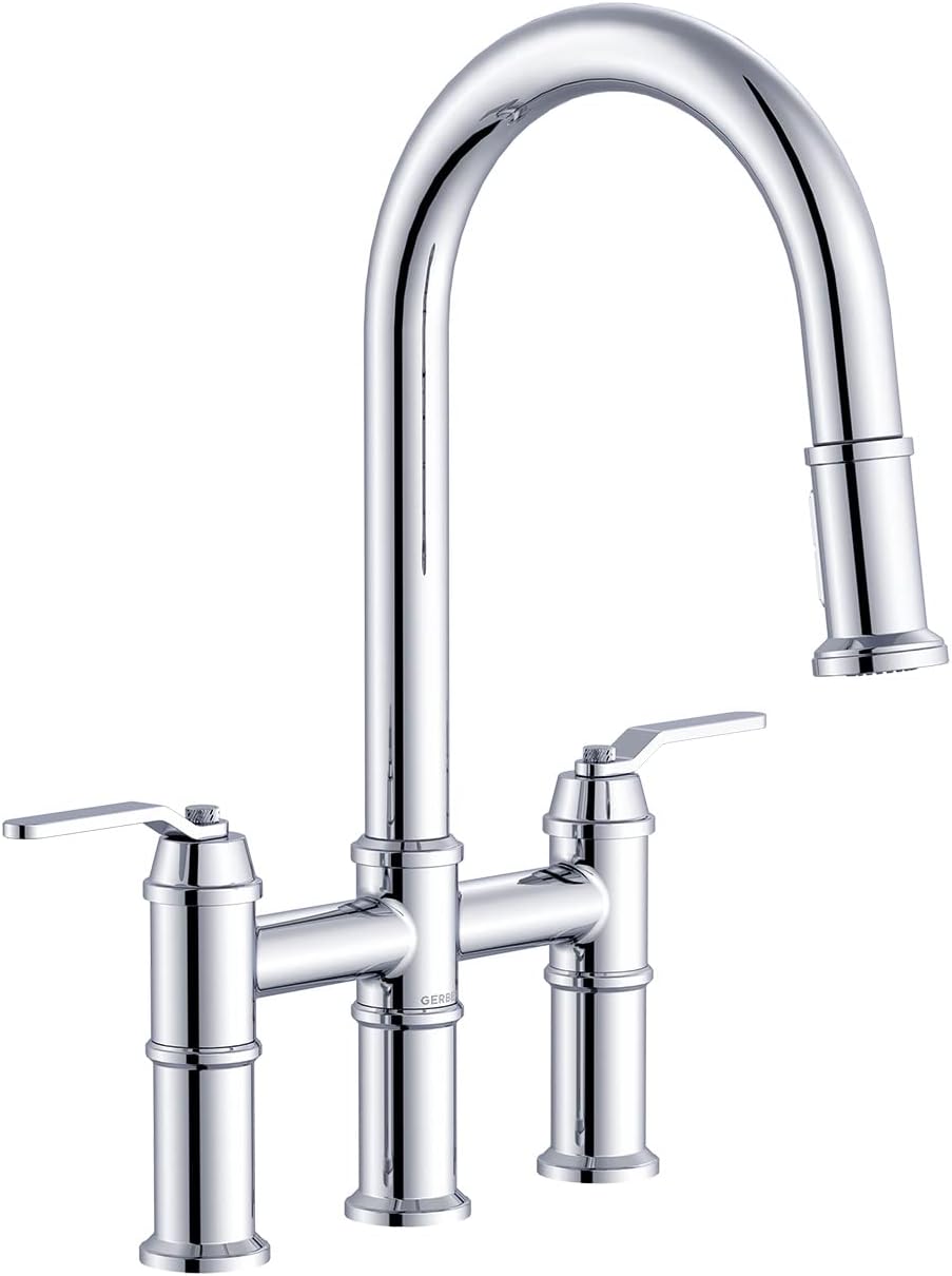 Kinzie 2H Bridge Pull-Down Kitchen Faucet 1.75 gpm