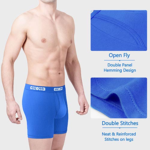 Image of Men's Underwear Micro Modal 3 Pack Boxer Briefs Men Fly