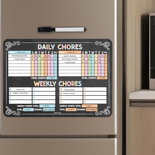 Magnetic Chore Chart for Kids Multiple Kids, Chore Board Adults and Teens - image 1