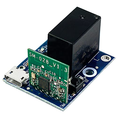 QIACHIP eWeLink Wifi Automatización del hogar Módulo de relé eléctrico inteligente inalámbrico USB DC 5V Pulgadas Interruptor de bloqueo automático Módulo receptor Contacto seco Interruptor Wi-Fi Cover