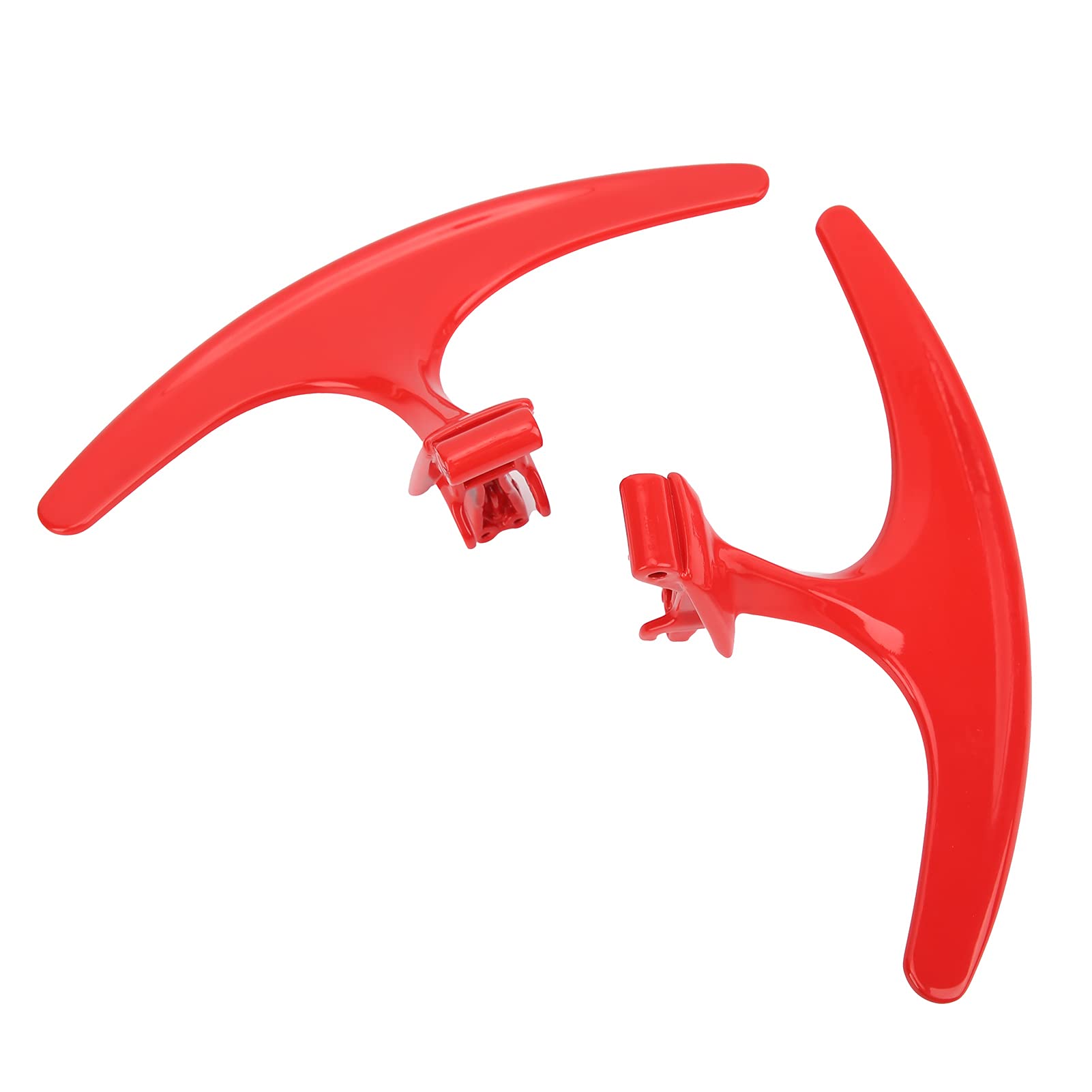 Shift Paddle Alluminio Sostituzione in lega per il 2017-2021 Migliora le estensioni del volante del comfort di sicurezza della velocità di controllo (Rosso)
