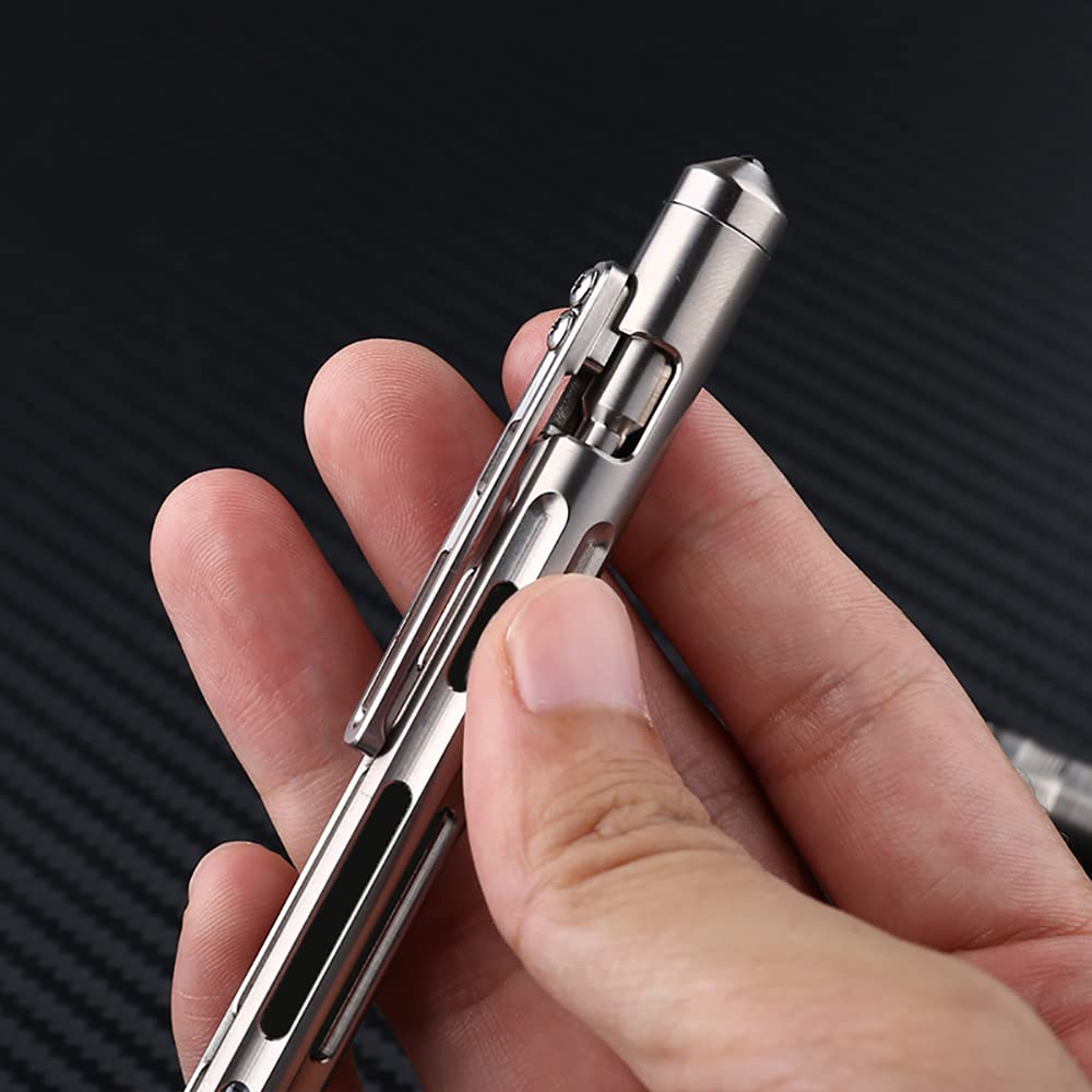 Amazon.co.jp: LULAOLIU チタン製シャープペンシル タクティカル