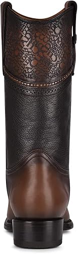 Miniatura 5 de Cuadra Bota vaquera para hombre en cuero genuino Stingray Negro
