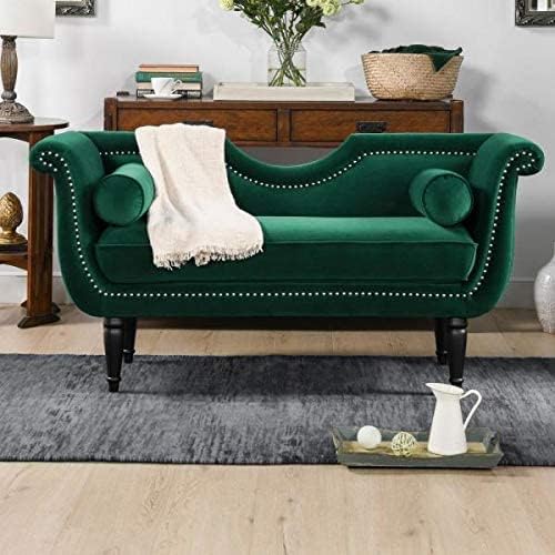 Image of Rosewood 2-Seater Settee Sofa Diwan Couch for Home and Living Room