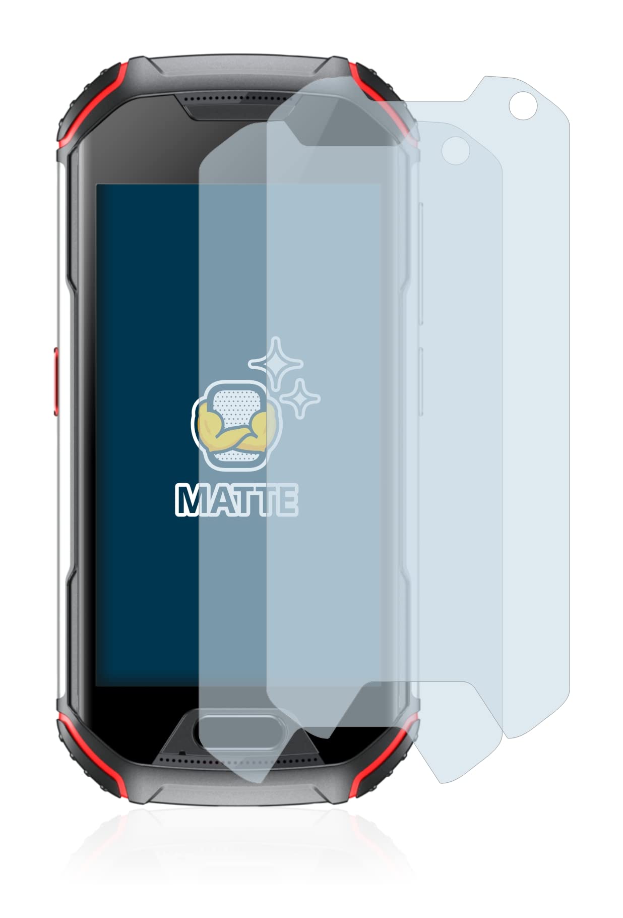 brotect Pellicola Vetro Opaca per Unihertz Atom Protezione Schermo