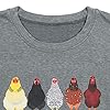 Chicken-Tshirt-Mom-Cute-T-Shirts-Womens-Short-Sleeves-Farm-Country-Casual-Tee-Tops Chicken Tshirt Mom Cute T Shirts Womens Short Sleeves Farm Country Casual Tee Tops Gray