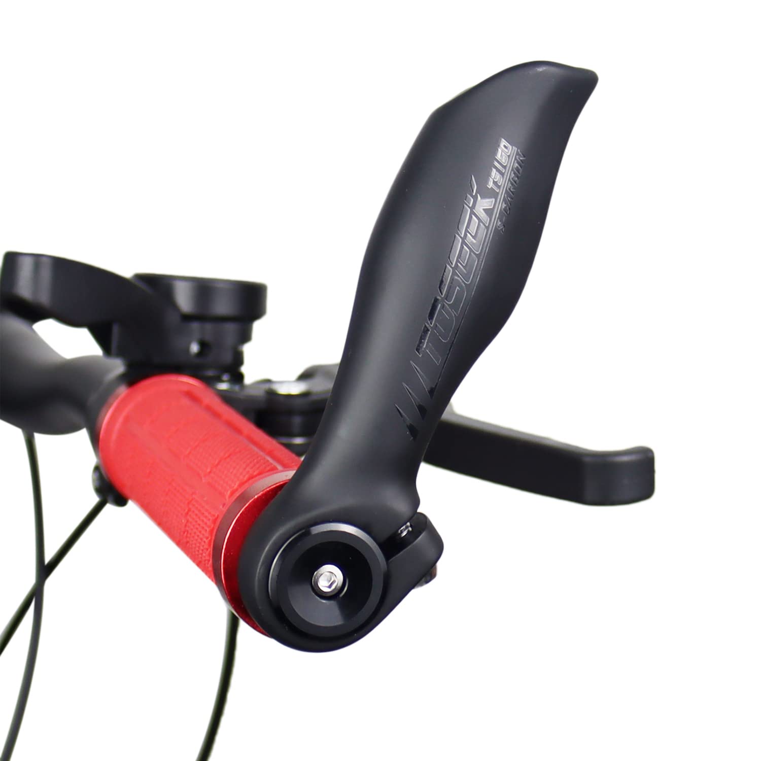 TOSEEK MTB Lenkerhörnchen Carbon Fahrrad Bar Ends Hörnchen Fahrradlenkerenden 22.2mm