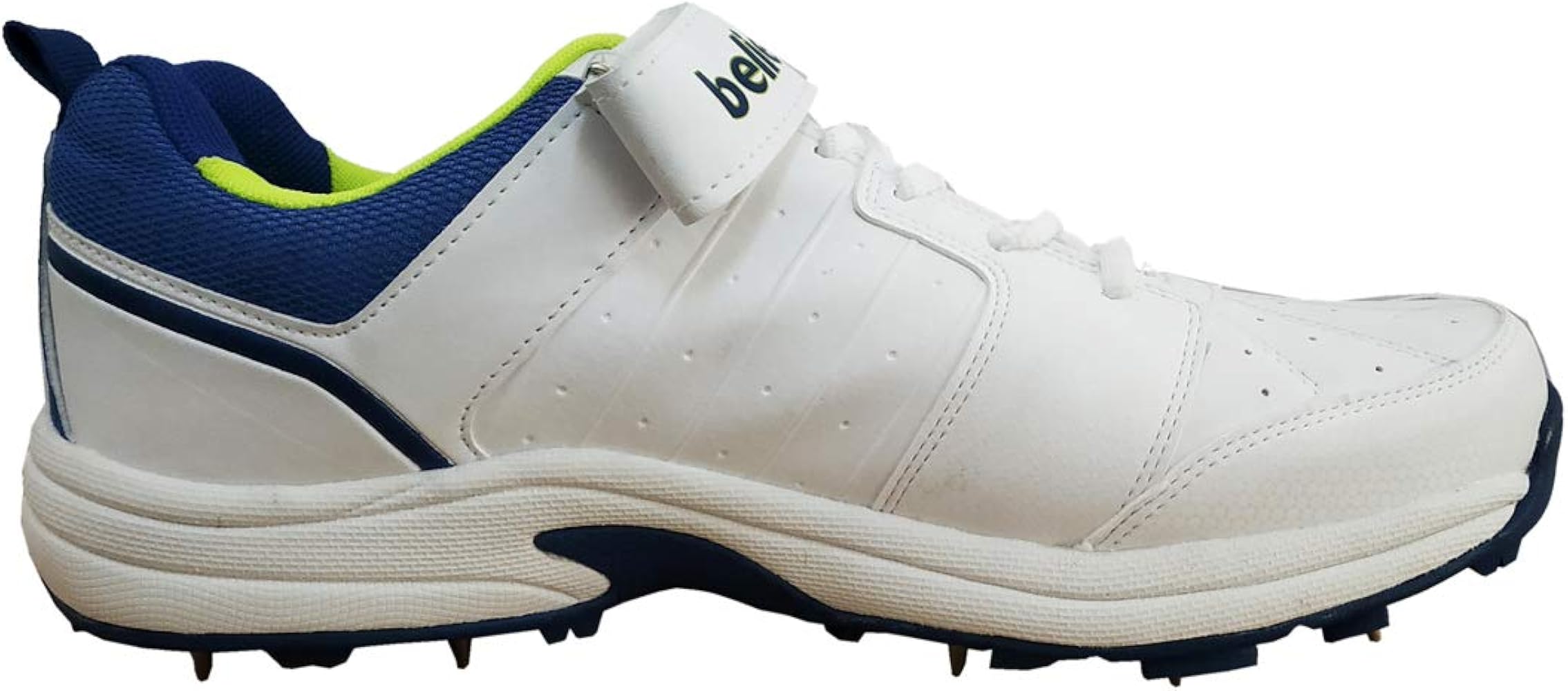 SG Mens White, Lime, Royal Blue Stroke 2.0 Full Metal Spikes