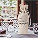 FBCCZEY Engaged Gifts, Engagement Gifts for Couples Her, Engagement Party Decorations Gifts for Engaged Couple Wine Bag, Pairs Well with Getting Engaged Wine Bottle Bag