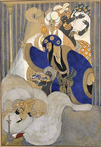 Peinture à l'huile Gerda Wegener Toperfect pour sublimer votre décoration de salon