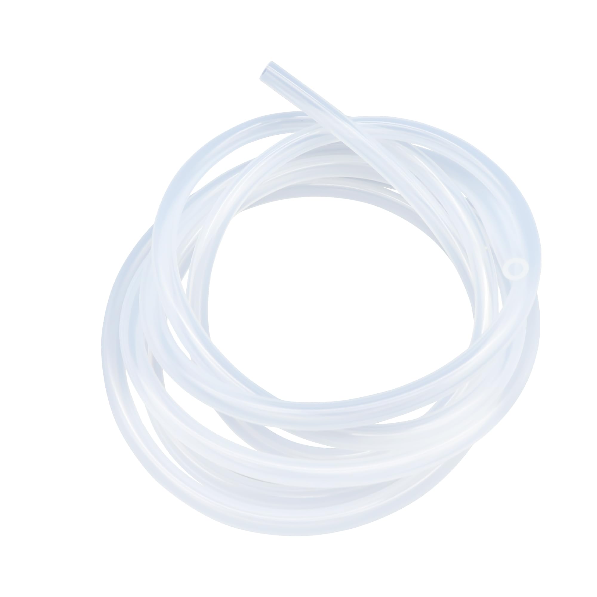 LAVMHAB Silicone Tube Food Grade Hoses 5mm ID x 9mm OD 5m (16.4ft), Flexible Silicone Rubber Tubing Water Air Pipes
