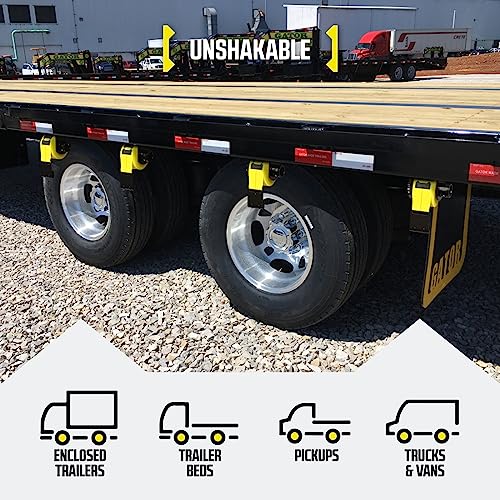 DC Cargo Mall Truck Straps, 4 inch X 30' Straps for Flatbed Trailer Heavy Duty Tie-Downs w/Flat Hooks (10-Pack) 16,500 lbs Break Strength, WLL# 5,500 lbs