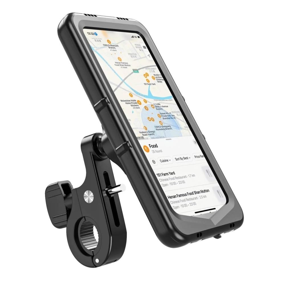 Supporto Telefono Moto Bici Impermeabile 360° Rotabile Per Smartphone 4–7 Pollici Accessori Ciclismo