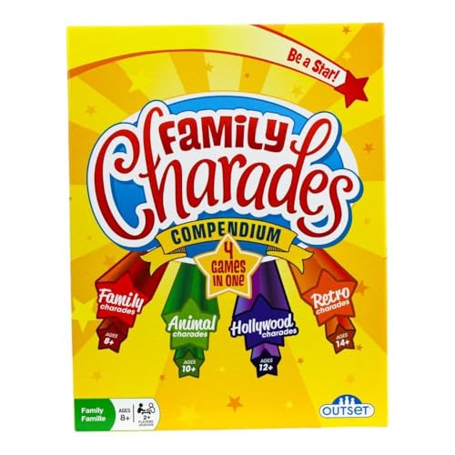 Family Charades Compendium juego 4 en 1 miniatura 1