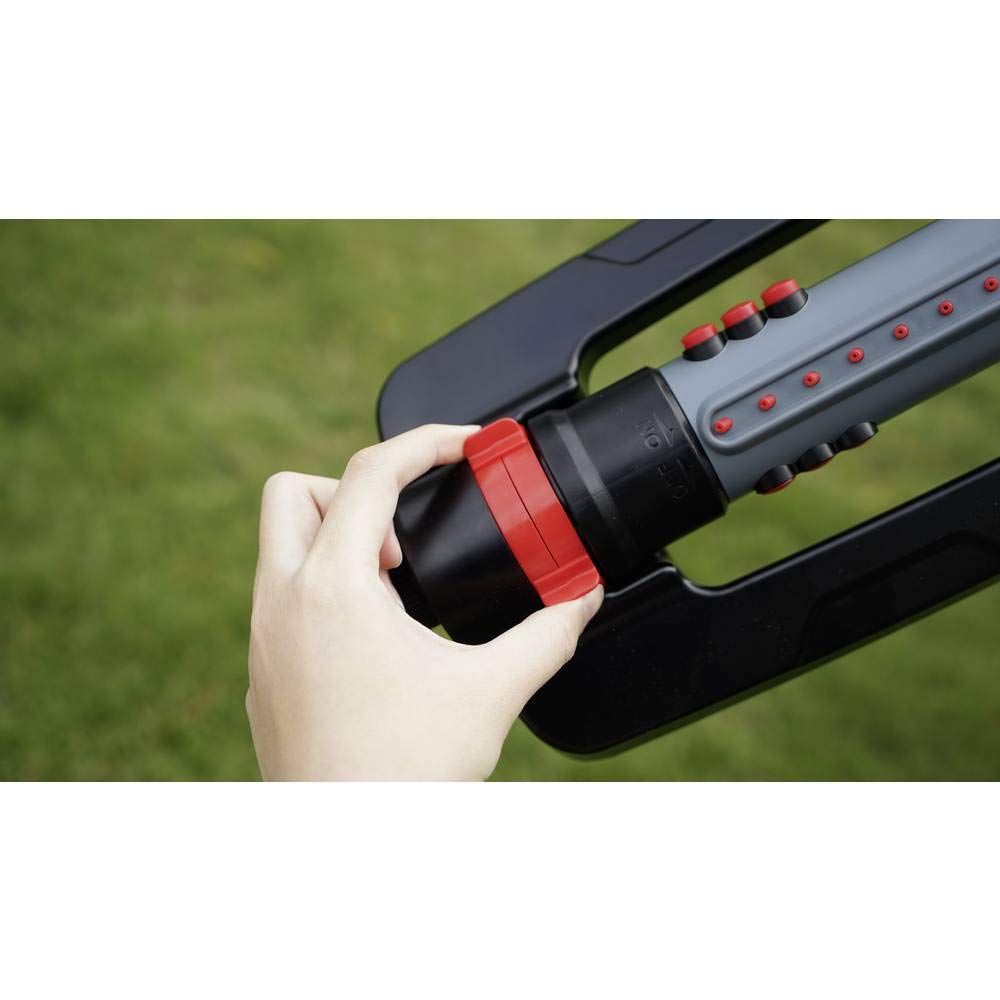 TOOLCRAFT 1561112 Arroseur oscillant 418 m² (Max.)