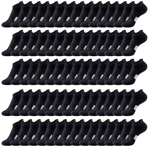 Image of 12-20 Pairs Athletic Ankle Socks for Women Breathable Low Cut Running Cushioned Moisture Wicking for Sport Traveling