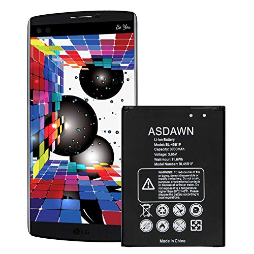 bl-45b1f Battery Replacement for LG V10 Battery Replacement, LG Stylo 2 Battery for LG H900 H901 V VS835 VS990 LS775 RS987 MS550 K550 LTE L81AL L82VL K540 F600, lg Battery bl-45b1f