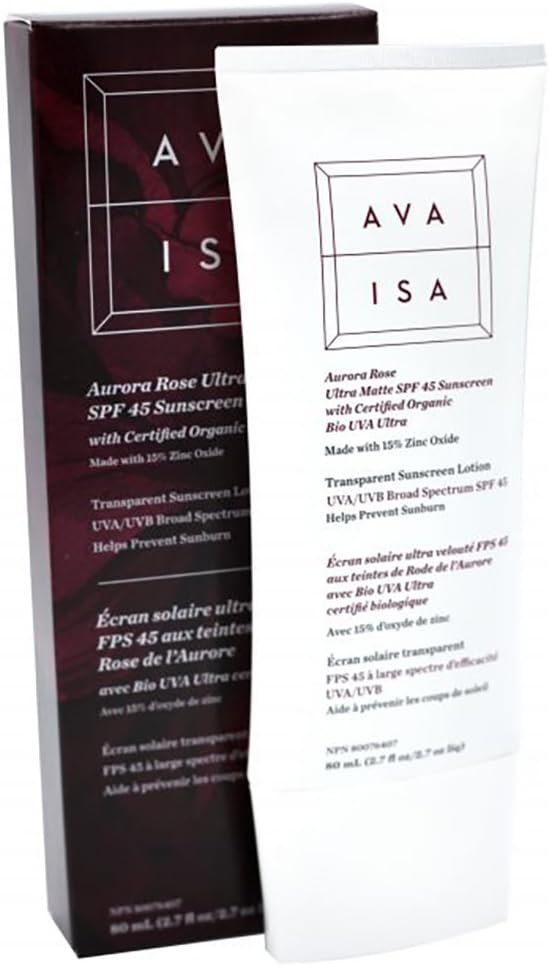 CyberDERM - Natural Ava Isa Aurora Rose Tinted Facial Sunscreen SPF 45