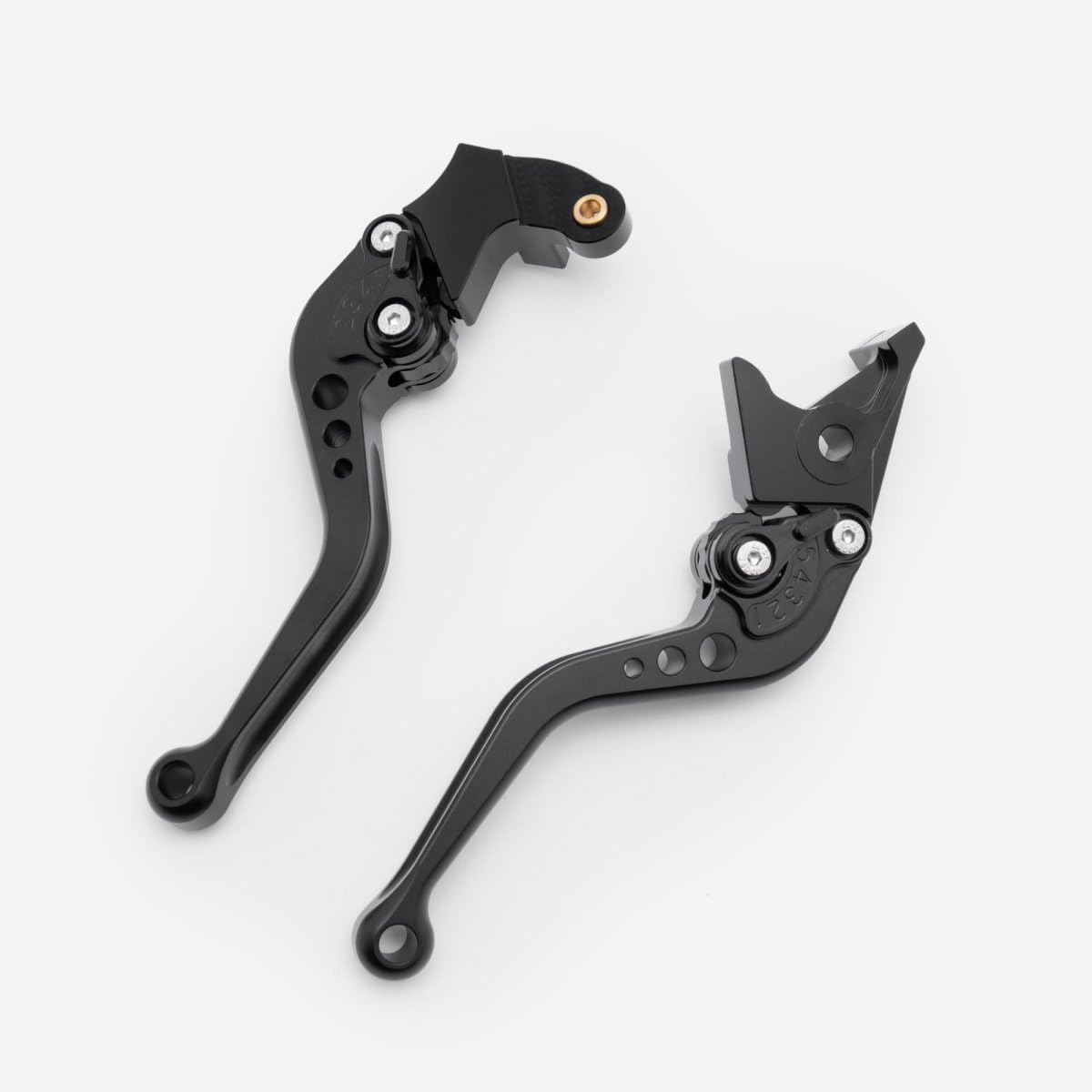 Lextek Black Cnc Brake & Clutch Lever Set F-18 / S-13H Short Compatible With Lexmoto Lxr 125 Se E55 Sy125-10-Se-E55