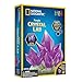 NATIONAL GEOGRAPHIC Purple Crystal Growing Lab - DIY Crystal Creation - Includes Real Amethyst Crystal Specimen