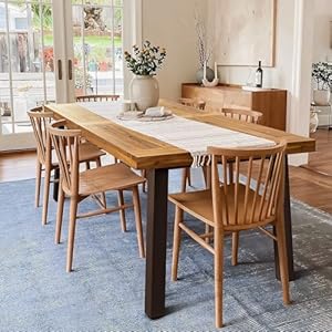 Devoko Home Acacia Wood Dining Tabl...