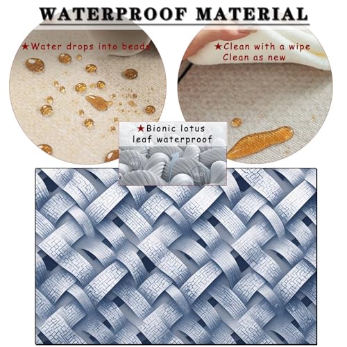 Tapis imperméable et lavable avec dossier antidérapant sichere - 3
