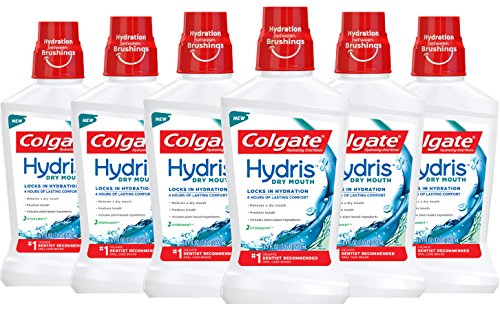 Colgate Hydris Dry Mouth Mouthwash, 16.9 fl. oz. (Pack of 6)