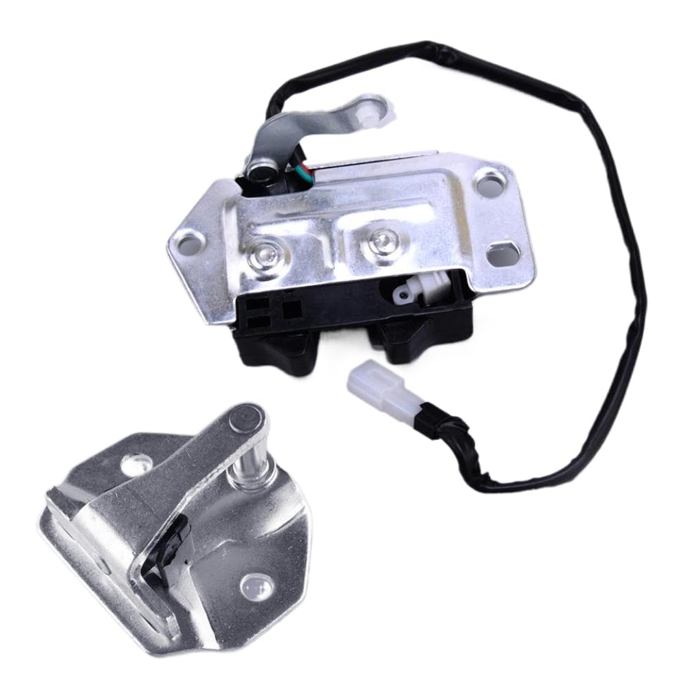Npaptamga Onecolor Tailgate Rear Back Door Lock Latch With Striker Compatible With Hiace 69350-95J02 69430-95J00 69350-95J01