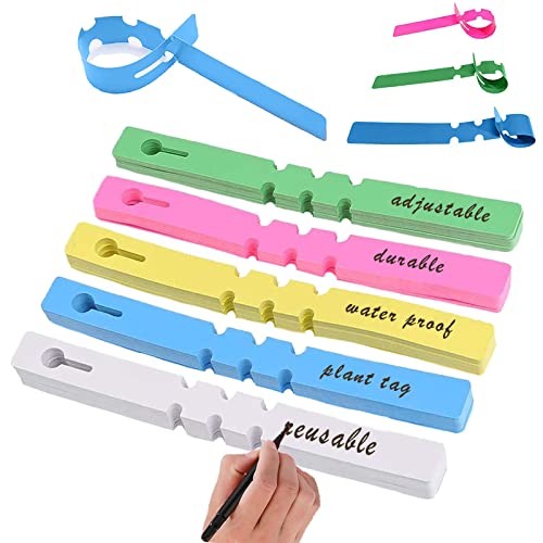 CLDESTINY 200 Pcs Pflanzenschilder,Garten Pflanzenetiketten,Draussen Wetterfest,Pflanzenanhänger zum Aufhängen,Marker die für Pflanzen,Töpfe,Baumschulen,Blumen,Gewächshäuser Verwendet Werden Können Cover