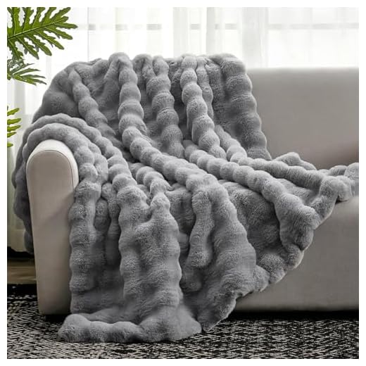 Cozy Bliss Soft Faux Fur Throw Blanket