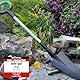 Hammersmith RayzerShovel - Das Original aus dem TV - Spaten mit Wurzelsäge für Harte, steinige Böden - Breite Trittkante – Gartenspaten – Gärtnerspaten mit Soft-Touch-Griff - Gartenschaufel