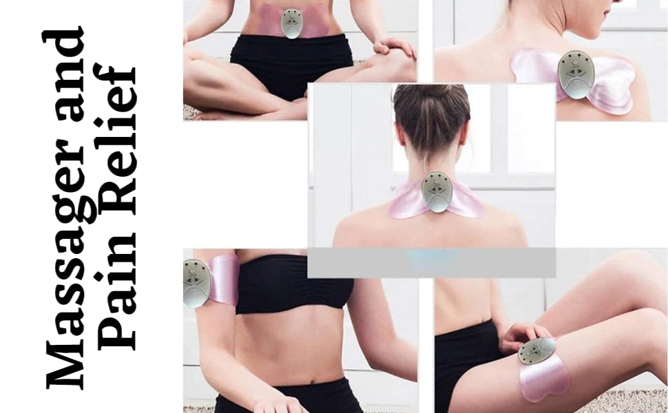 RK Retailer Acupressure Cordless Pulse Low Frequency Treatment Muscular Relaxation Massage With Flexible Sticking Pad, Relief from Body Pain, Butterfly Malwah Equipment RK Retailer Acupressure Cordless Pulse Low Frequency Treatment Muscular Relaxation Massage With Flexible Sticking Pad, Relief from Body Pain, Butterfly Malwah Equipment