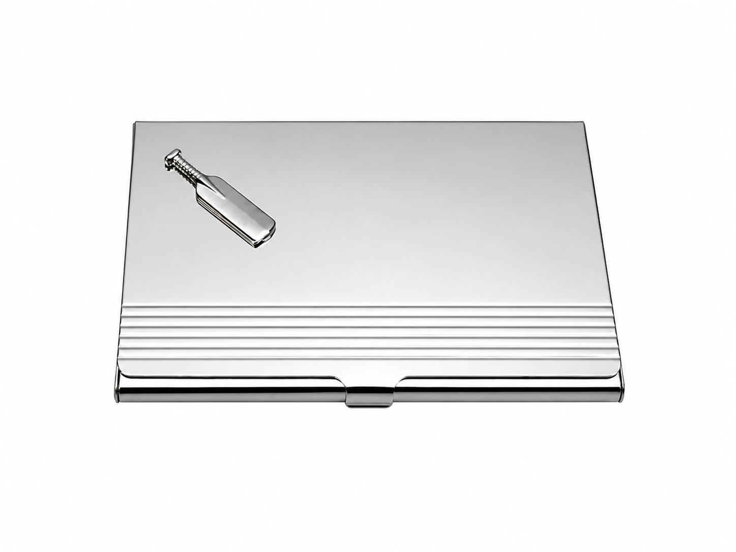 Premier Life Store Cricket Bat Business Card Holder – Onyx Art BC11 Premium Cricket Business Card Case, Metal Card Holder for Cricketers, Coaches, Cricket Fans & Professional Networking