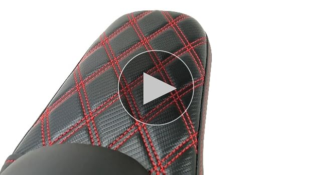 Amazon | HDBUBALUS バイク シート ダブルシート バックレスト