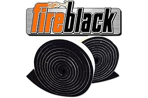 FireBlack34 – Ultimate Hi Temp 3/4 in. x 1/8 in. Black Silicone...