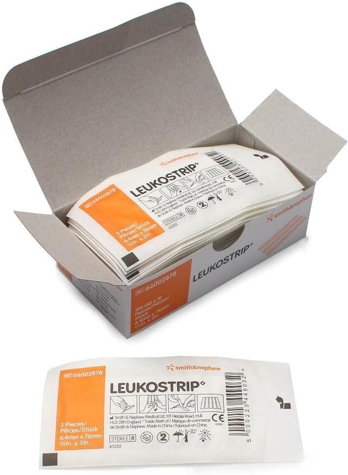 Leukostrip Adhesive Skin Closures 1/4" x 3" 110285 1