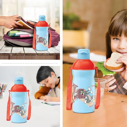 Image of Milton Kool Prime 400 Insulated Kids Water Bottle, 390 ml, Light Blue | BPA & Lead Free | Food Grade | Leak Proof | PU Insulated | Easy to Carry