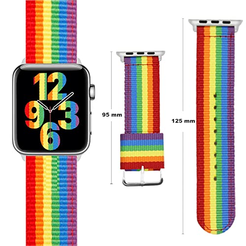 ESTUYOYA Correa Pride compatible con Apple Watch 49mm 46mm 45mm 44mm 42mm 41mm 40mm 38mm - Image 3