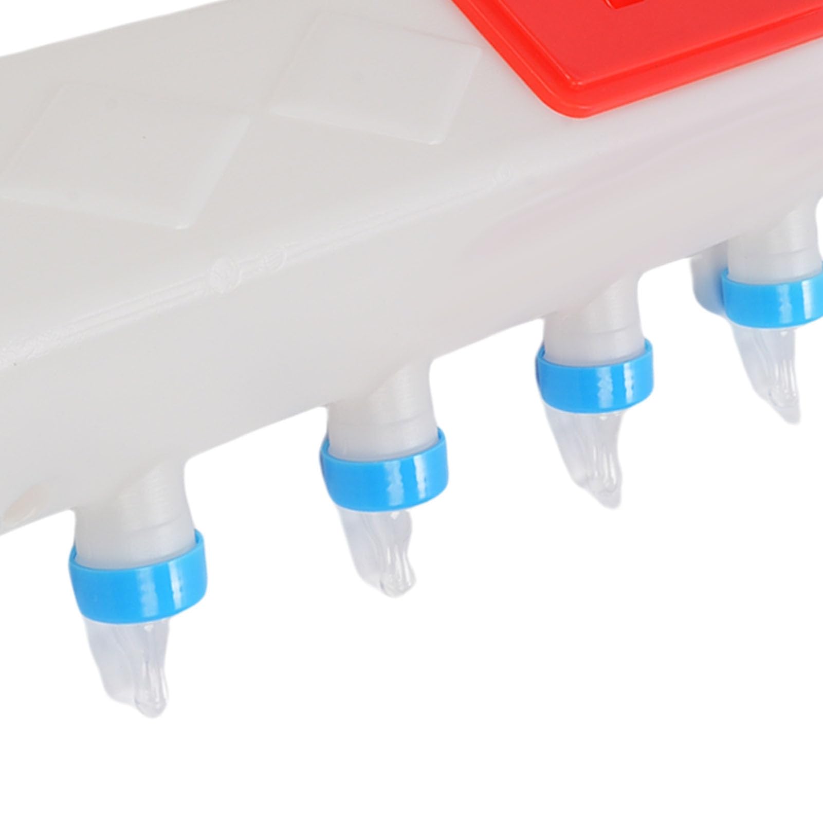 Alimentador de Bebidas para Pezones de Lechones, Herramienta de Alimentación de Leche con Tetina para Ganado ABS de Grado Alimenticio con Diseño Colgante de 7 Pezones para Alimentación de