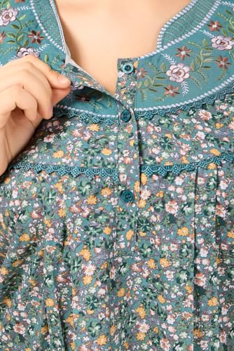 Image of Soulemo Women Cotton Floor Length Nighty 1648