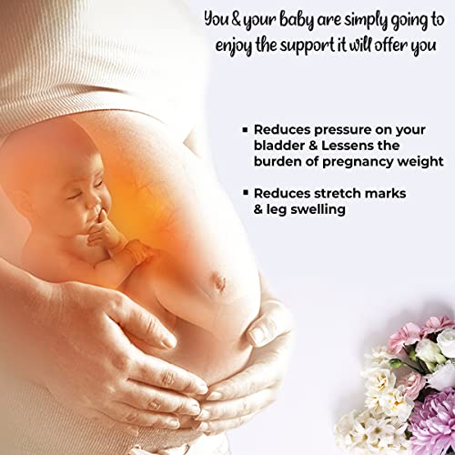Image of Femzy Plastic Women's Pregnancy /Maternity Support Belt, Xx-Large|Adjustable & Breathable Material|Pregnancy Belly & Back Support Belts