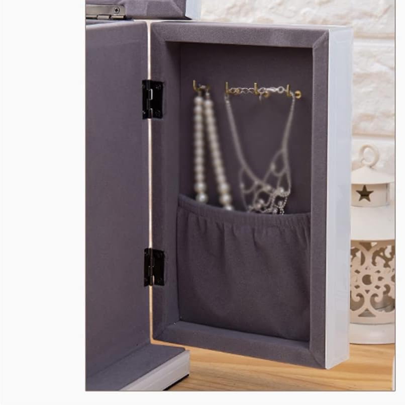 Jewelry Box Jewelry Box Jewelry Storage Box Large Capacity Of Jewelry, Multi -layered Simple Storage Drawer Jewelry Box Organizer (Brass 20x13x25 cm)