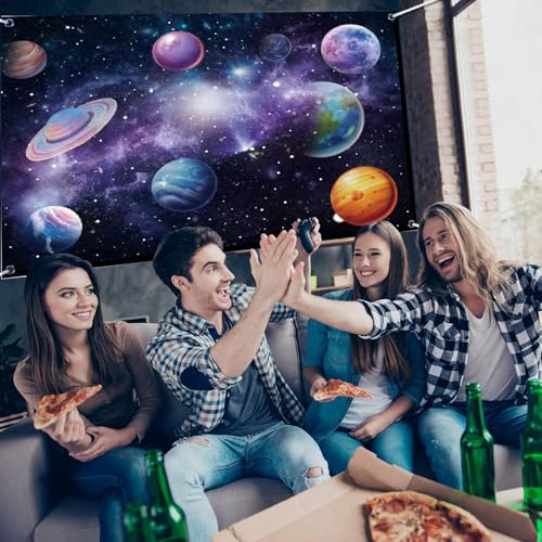 Fondo fotográfico espacial galaxia 7x5ft para fiestas miniatura 5