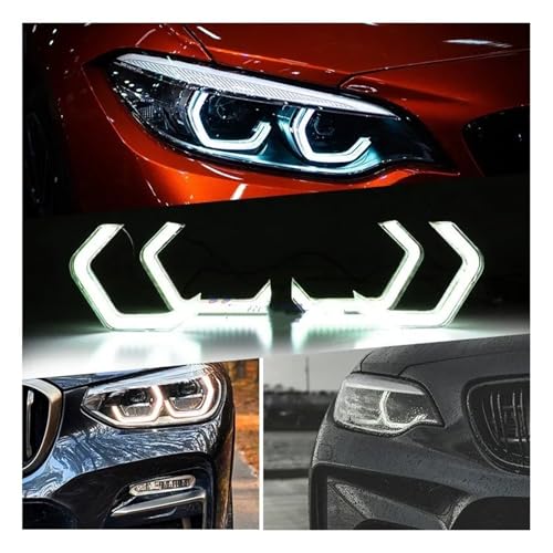 Ojos Ángel Faros Halo Anillos evitan el frontal obsoleto 6