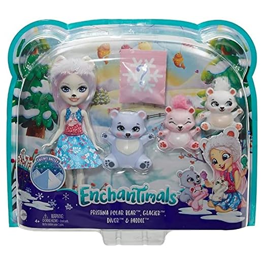 Coffret Enchantimals | Vallée Enneigée | Pristina | Ours Polaire