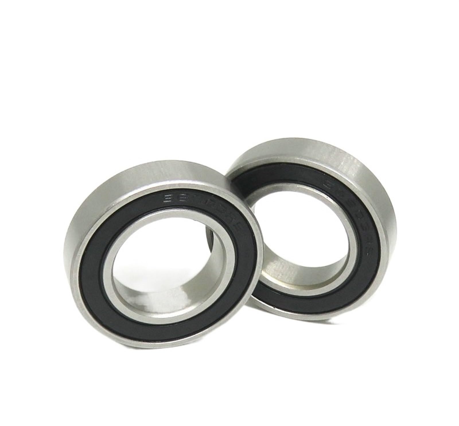 IEUMJNAT Bimetal Seal Shield Micro deep Groove Bearing 2pcs S6903C-2RS 17x30x7mm ABEC-5 Stainless Steel Hybrid Ceramic Bearings