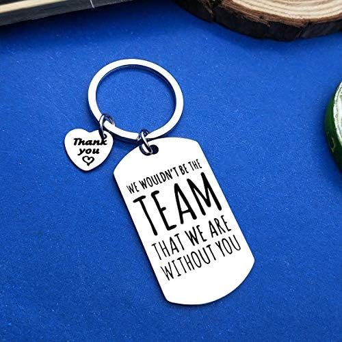 12Pcs Boss Leader Keychain Thank You Gifts for Coach Team